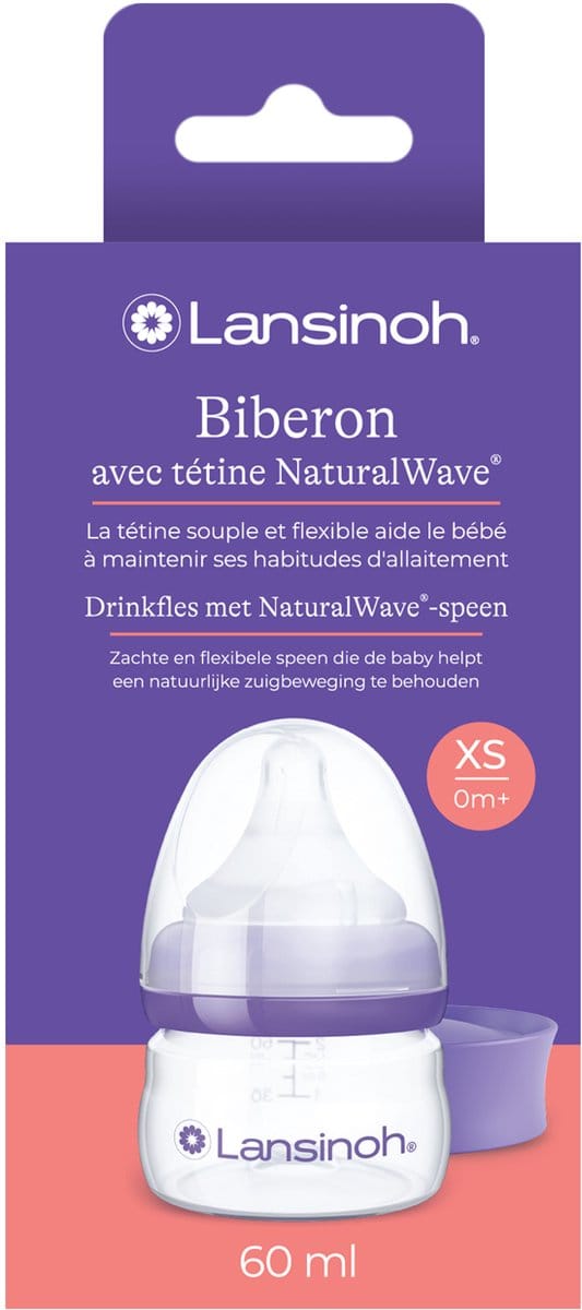 Lansinoh Fles met Natural Wave® Speen - 60 ml