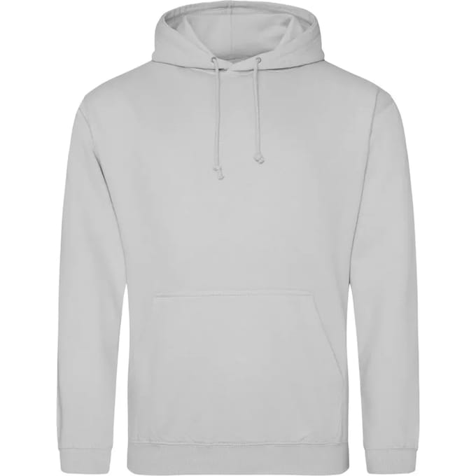 Just Hoods College Hoodie JH001 - Moondust Grey (Solid) - S