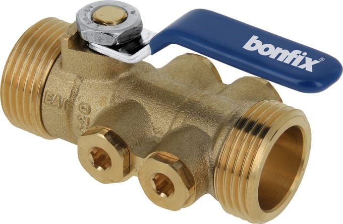 Bonfix terugstroombeveiliging met aftapgelegenheid EA - 1-1/4 - buitendraad