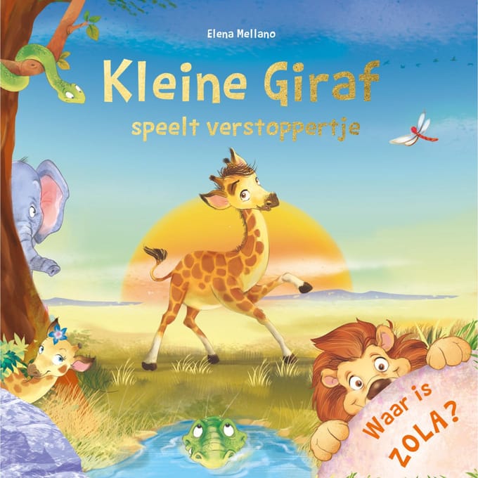 Kleine Giraf speelt verstoppertje Voorleesboeken