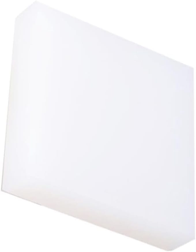 Rubberen Blok - Schokdemper Pad - Trillingen Dempen - Hoge Temperatuur Bestendig - 150x150x50mm - Wit