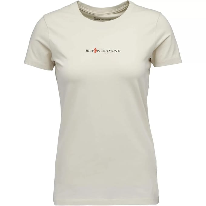 Dames-T-shirt Black Diamond Heritage Wordmark
