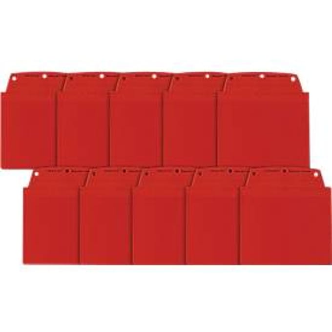 Orgatex insteekhoezen, A6 liggend, rood, 10 st.