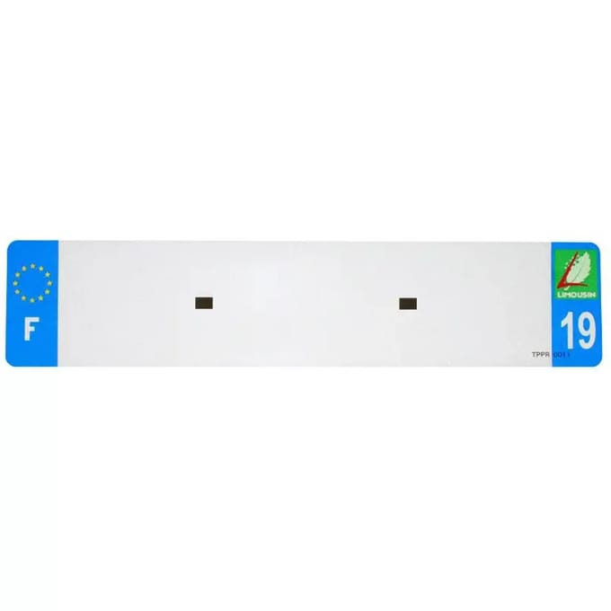 Nummerplaatstrip voor pvc Top Plaq 19