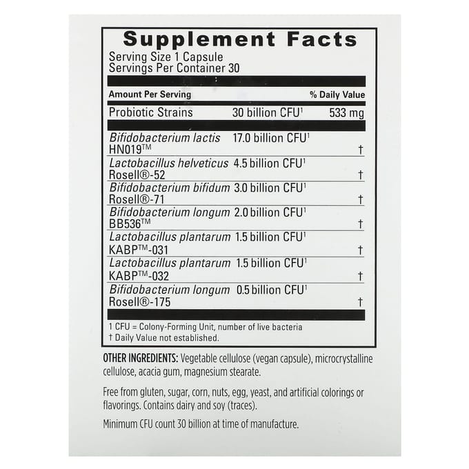 BrainMD, Probrainbiotics Max, 30 milliards d'UFC, 30 capsules