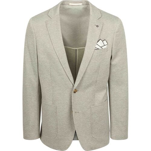Suitable Colbert Fame Houndstooth Olive - Maat 48 - Heren blazer