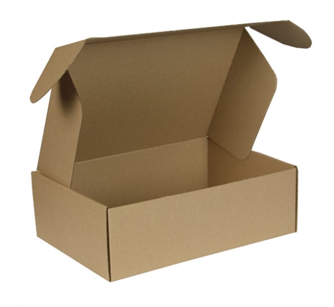 25 Bruine Ecologische Postdozen/ Verzenddozen Formaat A4 31x21,5x10cm