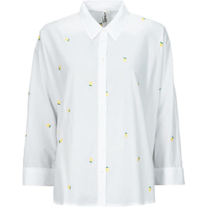 Relaxed fit overhemdblouse van puur katoen model 'NEW LINA GRACE'
