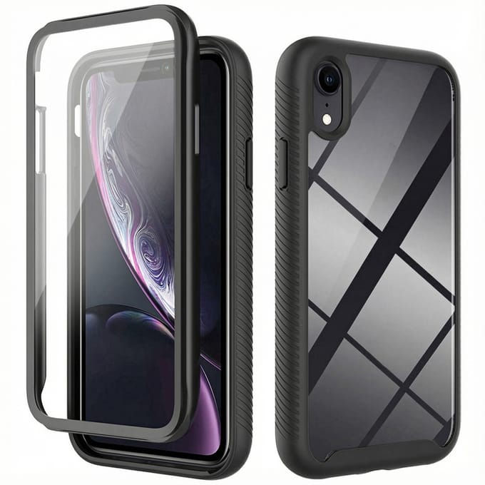 imoshion Hoesje - Geschikt voor Apple iPhone XR - 360° Full Protective Case - Zwart