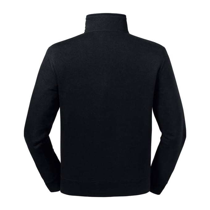 Russell Heren Authentieke Kwartier Ritssweatshirt (Zwart)