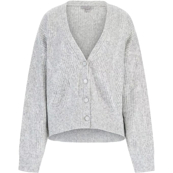 Damesvest Guess Fur Mix Zip FRNT Mila Cardi