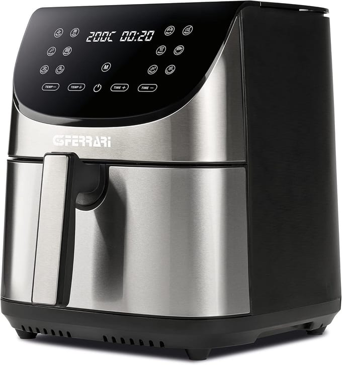 XXL Heteluchtfriteuse 8 Liter met Digitale Display en 1700 Watt Vermogen