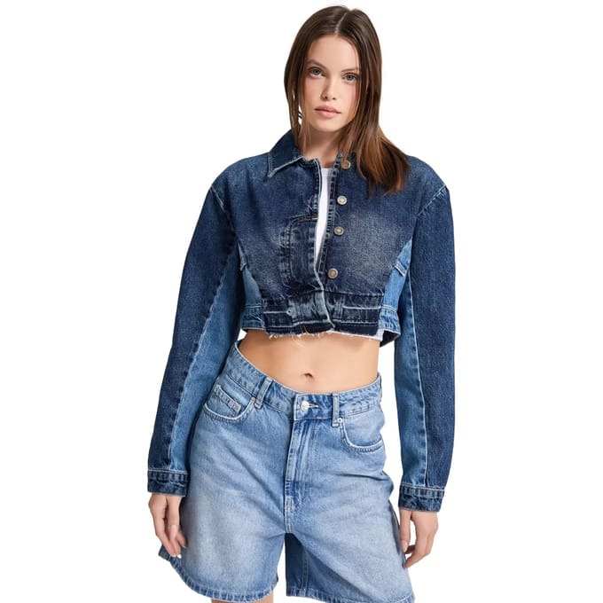 It's Basic - Cropped Denim Jacket