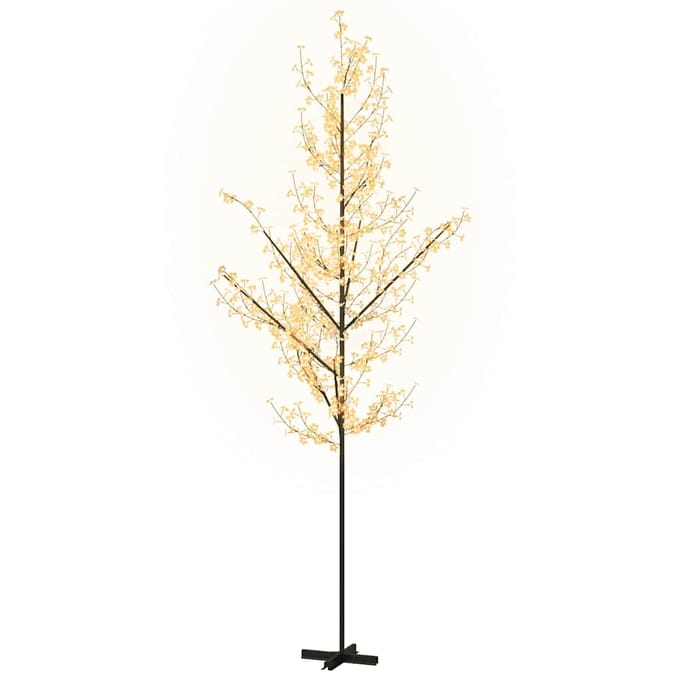 vidaXL - Boom - kersenbloesem - 672 - LED's - warmwit - 400 - cm