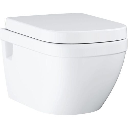 Grohe Euro Keramik Set wall-hung WC rimless, horizontal outlet, for concealed cistern 39703000