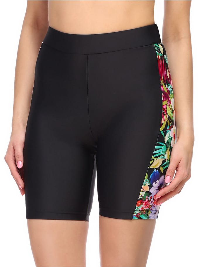 Merry Style – Leggings – Dames – Kort – Polyamide – Zwart/Patroon3 – 34 - MS-MS10-331-LE