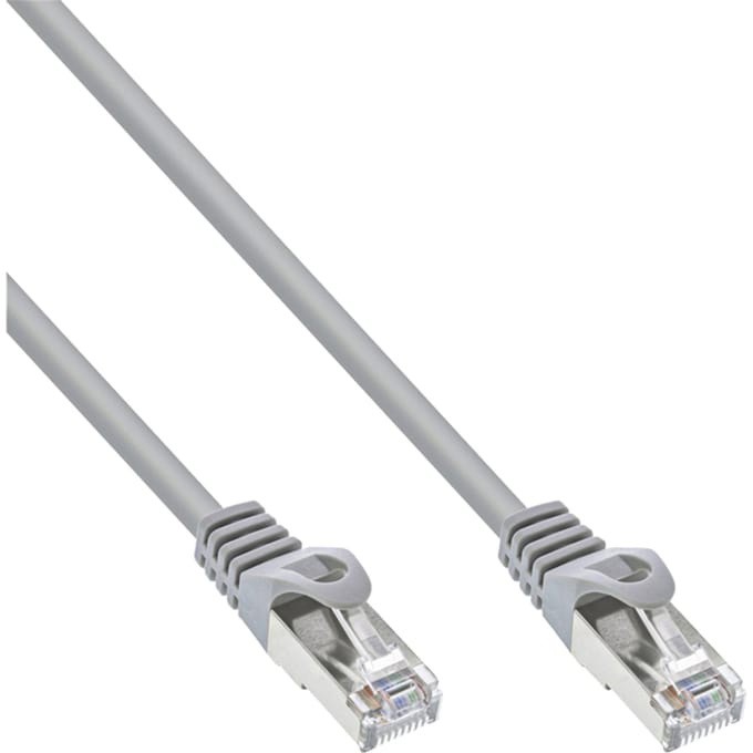 InLine® Patchkabel, SF/UTP, Cat.5e, grijs, 1,5m