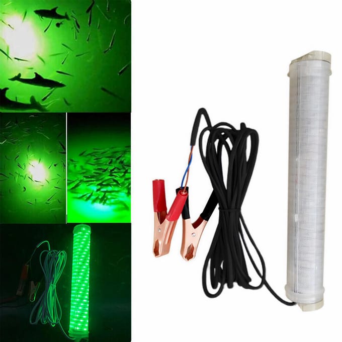 12V 120/150 LED onderwatervislamp Onderwaterviszoekerlamp 20W groen