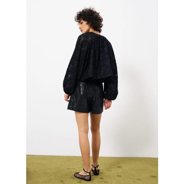 Zwarte glanzende short Shan - FRNCH