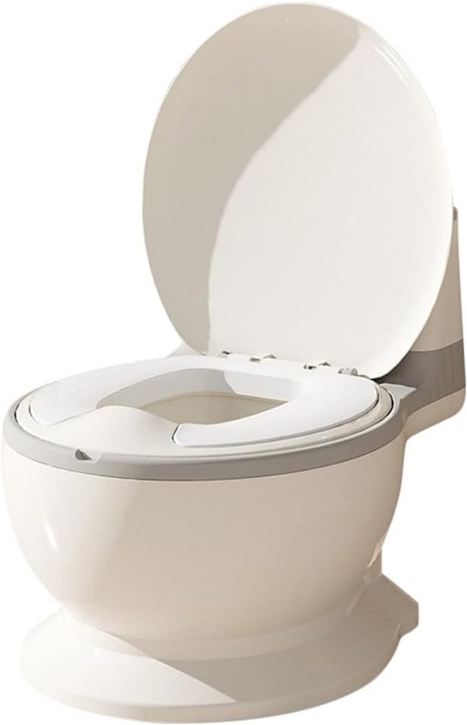 Baby Potje - Kinder Toilet - Zindelijkheidstraining - Realistisch Geluid - 4-in-1 - Grijs