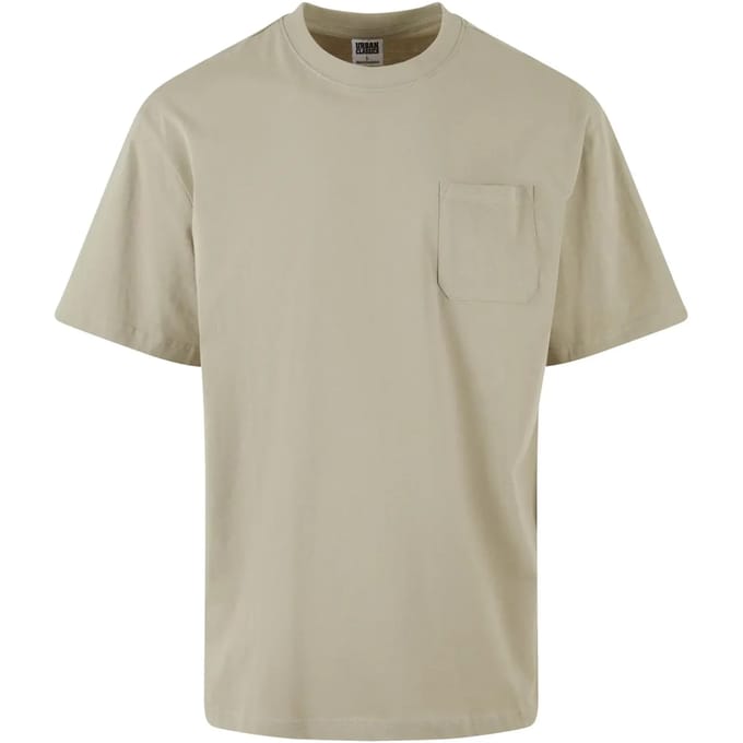 Urban Classics - Tall Pocket Heren T-shirt - M - Grijs