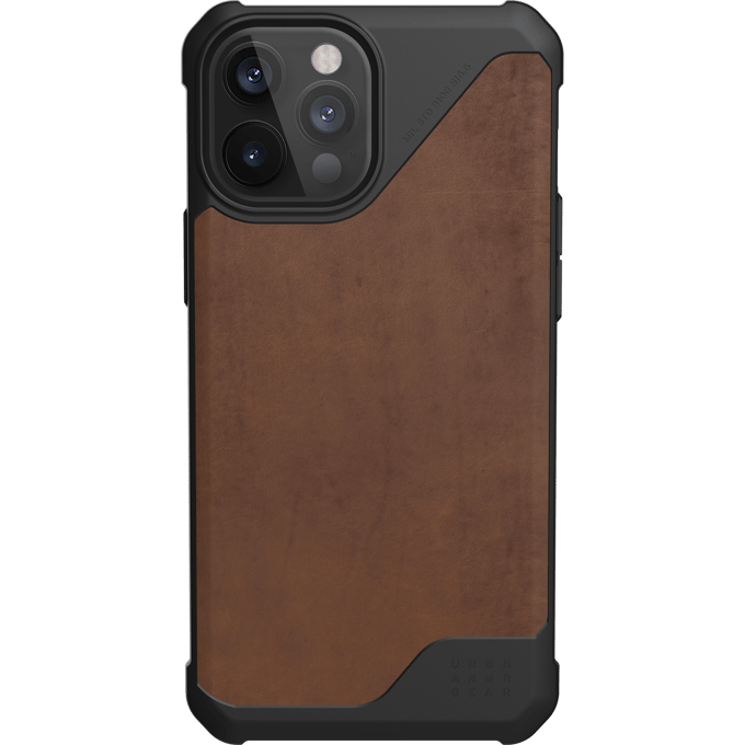 UAG Metropolis LT Backcover voor de Apple iPhone 12 Pro Max - Leather Brown