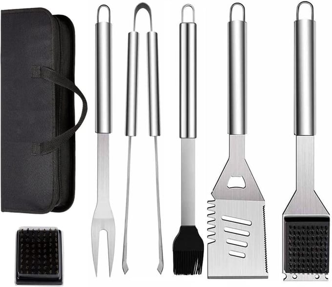 Lexium barbecue accessoires - barbecue tang - barbecue gereedschap - barbecue set
