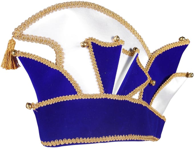 Comitémuts blauw-goud