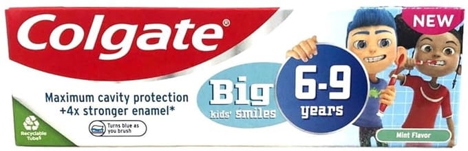 Colgate Kindertandpasta 6-9 Jaar – 4x Sterker Glazuur – 50ml