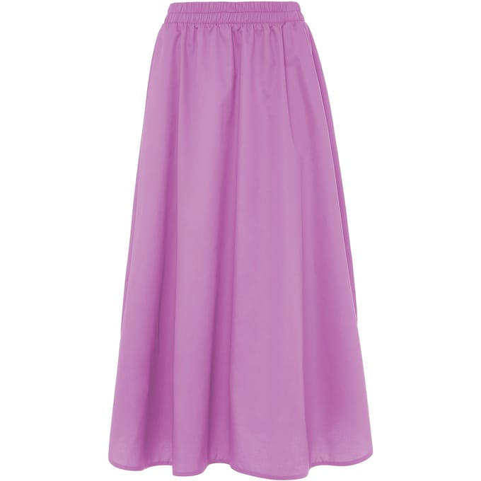Devotion Twins Eutopia Long Skirt Poplin Violet Taglia: S | Maxi gonne Outlet | Donna | Viola
