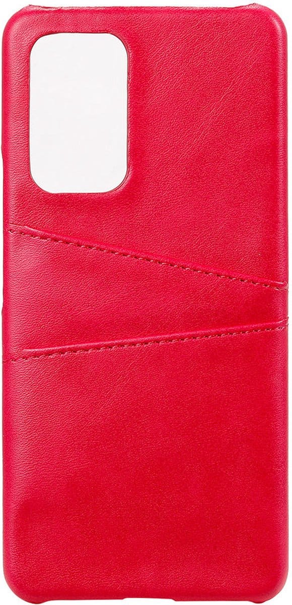 Shop4 - Samsung Galaxy A73 5G Hoesje - Harde Back Case Cabello met Pasjeshouder Roze