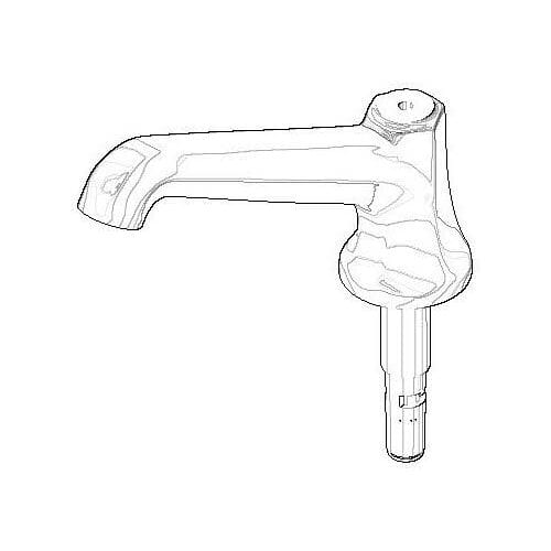 Dornbracht spout for tub stand 04113602101-00