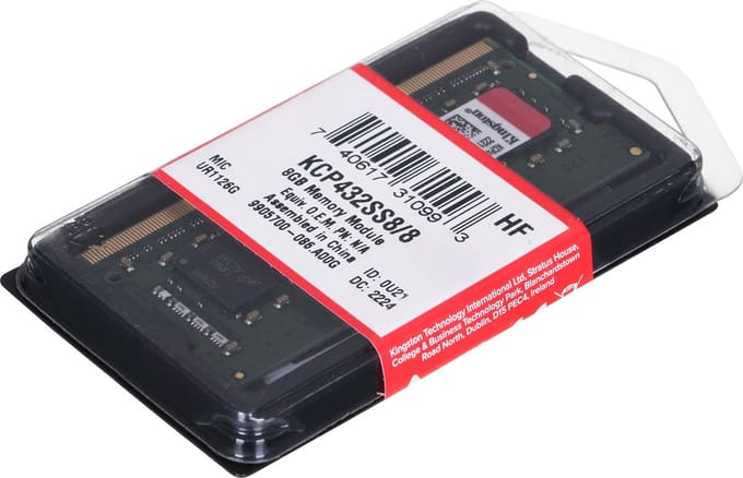 Kingston System Specific Memory DDR4-3200 - 8GB - CL22 - Single Channel (1 pcs) - Groen