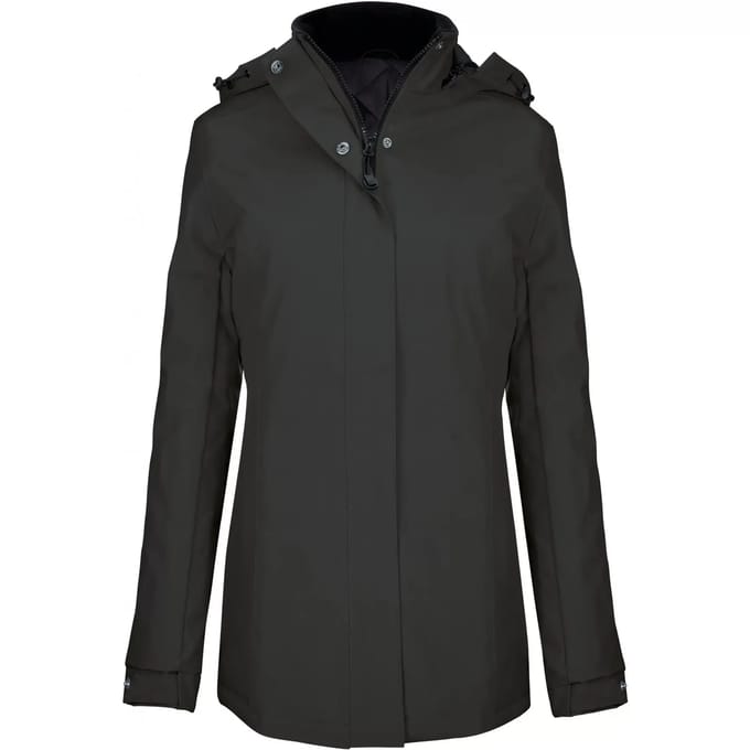 Kariban Damesparka K6108 - Dark Grey - S