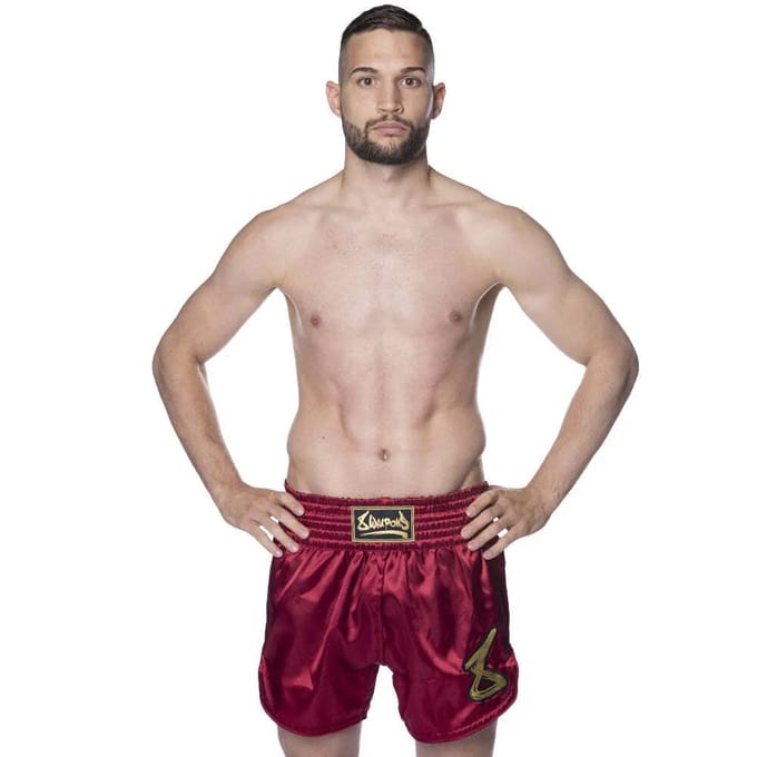 8 WEAPONS Strike Muay Thai Kickboxing Short Rood Goud - S