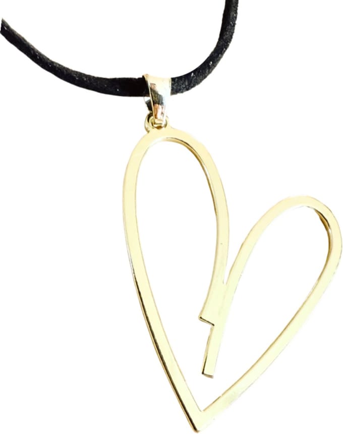 Ketting- goudkleurig- hart - Charme Bijoux