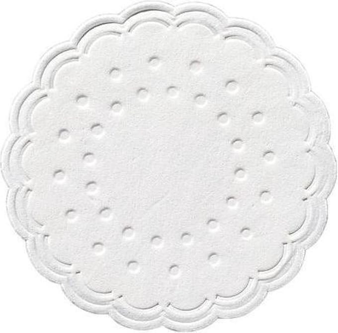 Duni - Onderzetters Rond Wit - 8-Laags 7,5 cm - 250 Stuks