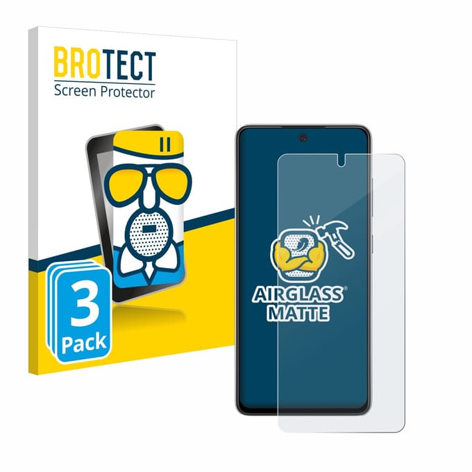 BROTECT - Screenprotector voor Samsung Galaxy A52s 5G - Folie Beschermfolie Beschermglas matte 3 Stuks