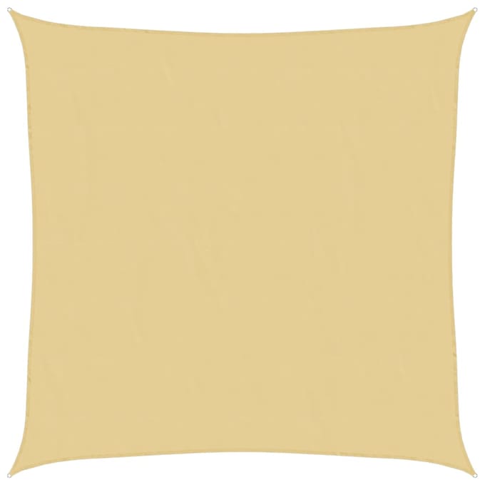 vidaXL - Zonnezeil - 2x2 - m - 100% - polyester - oxford - zandkleurig
