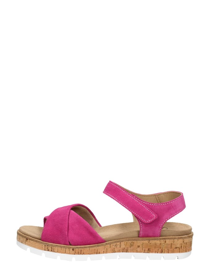 SUB55 Mia 01 Sandalen Plat - Fuchsia - Maat 37