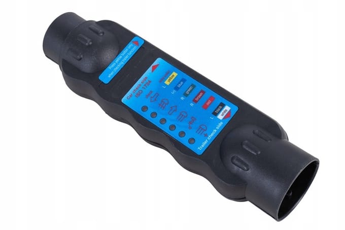 7-pins aanhangerstekkercontacttest - 7 polige aanhangertester - stekkertester - tester