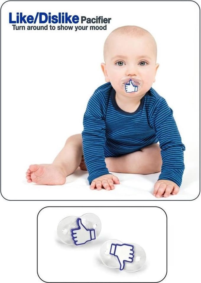 Bitten Baby Speen Pacifier - Like / Dislike