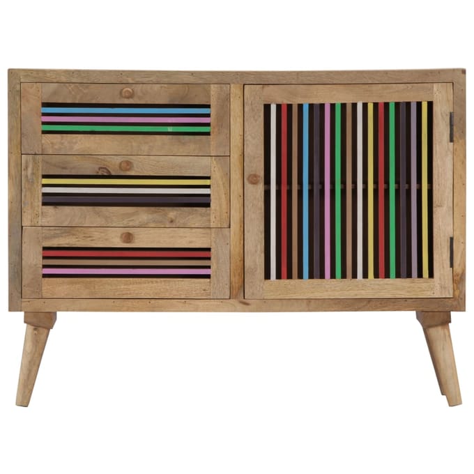 vidaXL - Dressoir - 100x30x75 - cm - massief - mangohout