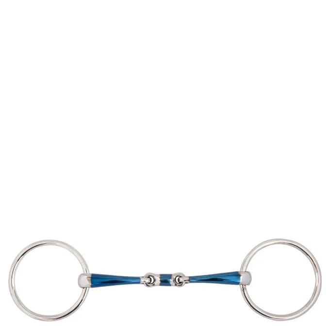 BR Watertrens Dubbel Gebroken Magic System, Sweet Iron 14 mm Blauw/Zilver - 12,5