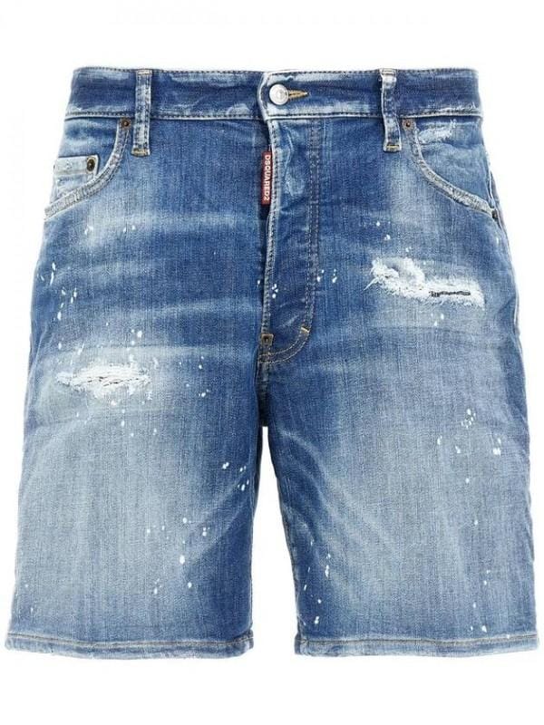 DSQUARED2 denim marine shorts 2025 - Maat: IT52 blue