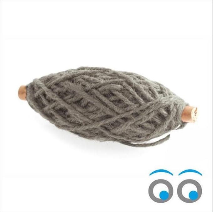 Luxe Jute Koord - 3,5 mm - Flax - Grijs - 50 Meter - 2 Klosjes Van 25 Meter