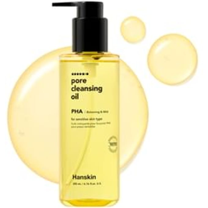 Hanskin Huile Nettoyante Profonde [PHA] 300ml (Enlèvement de points noirs) yellow