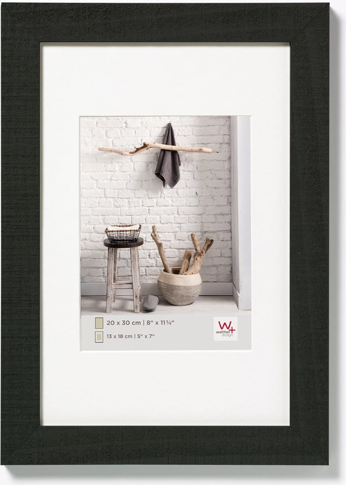 walther+ design HO430B Wissellijst Papierformaat: 24 x 30 cm Zwart