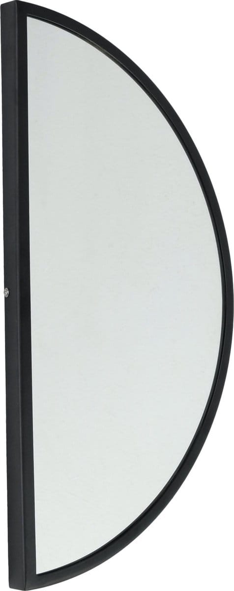 LOFT42 Mirror Spiegel Half Rond - Zwart - Metaal - 60x31