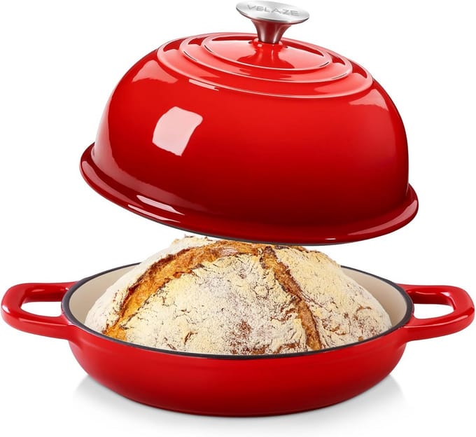 Gietijzeren Pan voor Zuurdesembrood Bakken